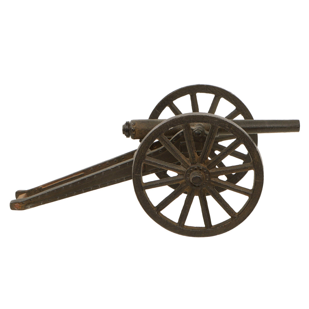 Original Imperial German Pre-WWI Model Krupp 9 cm Kanone C/73 Field Gun - Cast Iron Original Items