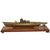 Original German WWII Brass Model of U-510 “La Pallice” Part of New Rochelle Submarine Pens Post-War After Capture - Heavy Period Model Original Items