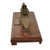 Original German WWII Brass Model of U-510 “La Pallice” Part of New Rochelle Submarine Pens Post-War After Capture - Heavy Period Model Original Items