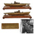 Original German WWII Brass Model of U-510 “La Pallice” Part of New Rochelle Submarine Pens Post-War After Capture - Heavy Period Model Original Items