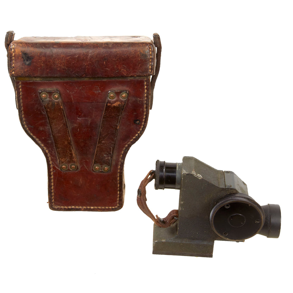 Original German WWI MG08 Machine Gun Z.F. 12 Telescopic Optical Sight by G. Rodenstock of München in Scarce Original WWII Issue Case Original Items