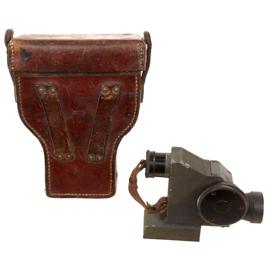 Original German WWI MG08 Machine Gun Z.F. 12 Telescopic Optical Sight by G. Rodenstock of München in Scarce Original WWII Issue Case Original Items