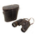 Original German WWII 10x50 Dienstglas Binoculars by Ernst Leitz of Wetzlar with 1942 Dated Case by Walter Winkler of Schönwalderstrasse