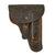 Original German WWII Czech CZ-27 Leather Holster with Great Pebbled Finish - Unmarked Original Items