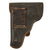 Original German WWII Czech CZ-27 Leather Holster with Great Pebbled Finish - Unmarked Original Items