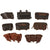Original Imperial German & Bulgarian Contract Pre-WWI to WWI Leather Rifle Ammunition Pouch Collection - Lot of 8