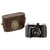 Original German WWII U.S. Captured Welta 35mm Camera in Leather Case with Soldier’s Name and Attached General Assault Badge - Sgt. Edward M. Cox Original Items