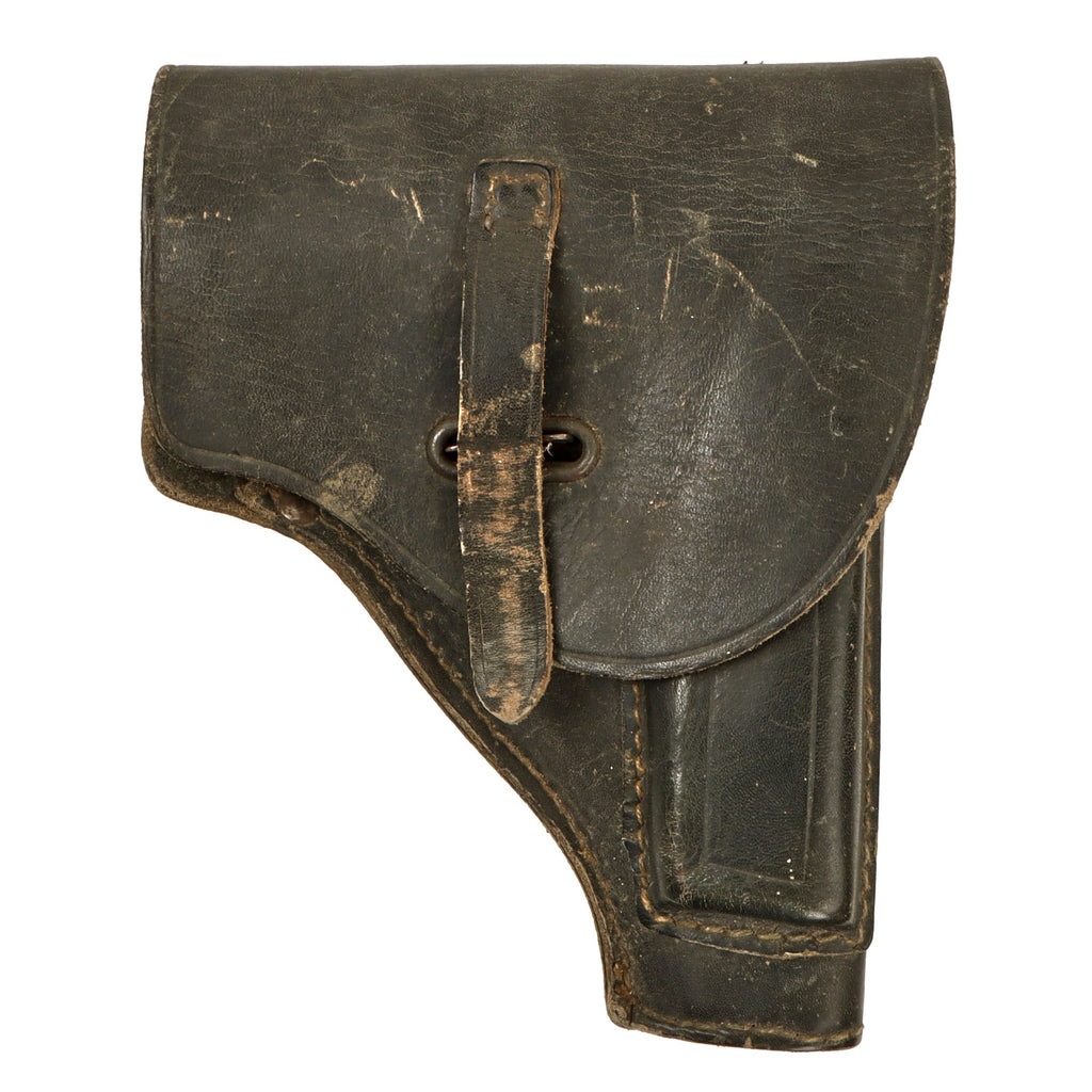 Original Italian WWII Beretta 34 Pistol Leather Holster Original Items
