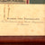 Original German WWII Framed Spanish Zeppelin Ticket and German Ambassador to Argentina Baron von Thermann’s Calling Card - 8 ⅝ x 13 ⅝” Original Items