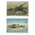 WWII German Military Propaganda Postcard Lot of 17 with Spanish, German & Italian Captions – Luftwaffe, Waffen-SS, Tiger Tank & Crete Subjects