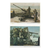 WWII German Military Propaganda Postcard Lot of 17 with Spanish, German & Italian Captions – Luftwaffe, Waffen-SS, Tiger Tank & Crete Subjects