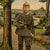 Original Imperial German WWI Framed World War 1914-15 Soldier Portrait - Königlich Bayerische (Kgl. Bayr.) 1. Landwehr-Infanterie-Regiment "Augsburg" - 20½ x 24½” Original Items