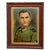 DRAFT Original German WWII Infantry Leutnant Framed Portrait Painted with Visor & DRL Sports Badge - Signed & Dated 1944 - 25 1/2" x 31 1/2" (Copy) Original Items