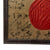Original Japanese WWII Hand-Painted Battlefield Pickup Good Luck Flag in Original Period “Bamboo” Frame - 27 ½ x 33 ½” Original Items