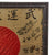 Original Japanese WWII Hand-Painted Battlefield Pickup Good Luck Flag in Original Period “Bamboo” Frame - 27 ½ x 33 ½” Original Items
