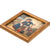 Original German Pre-WWII Era Framed Ceramic Hand Painted Portrait of Frederick the Great - 7 ⅛ x 7 ⅛” Original Items