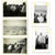 Original Italian WWII Unpublished Photos of Mussolini Wearing Tropical Flight Jacket & Helmet Taken by German in North Africa - All Inscribed and Dated 1942 - Five Total Original Items