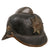 Original Imperial German Pre WWI Fire Brigade Pickelhaube Style Leather Helmet with Suum Cuique Badge & Liner