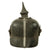 Original Imperial German WWI Prussian Unit-Marked EM/NCO Infantry M1915 Pickelhaube Spiked Helmet Dated 1916 with Rare Large Cockades & Broken Chinstrap - Reserve-Infanterie-Regiment Nr. 23 Howitzer Battery - Size 53 Original Items