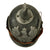Original Imperial German WWI Prussian Unit-Marked EM/NCO Infantry M1915 Pickelhaube Spiked Helmet Dated 1916 with Rare Large Cockades & Broken Chinstrap - Reserve-Infanterie-Regiment Nr. 23 Howitzer Battery - Size 53 Original Items