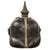 Original Imperial German WWI Unit-Marked Prussian M1895 Line Infantry Pickelhaube Spiked Helmet Converted to M1915 Pickelhaube with Cockades & Chinstrap - Dated 1898 Original Items