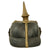 Original German WWI Bavarian M1886/1914 Infantry Officer Pickelhaube Spiked Helmet with Period-Replaced Liner & Incorrect Cockades Original Items