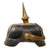 Original German WWI Bavarian M1886/1914 Infantry Officer Pickelhaube Spiked Helmet Original Items