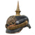 Original German WWI Bavarian M1886/1914 Infantry Officer Pickelhaube Spiked Helmet Original Items