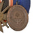 Original German WWII Medal Bar with War Merit Cross 2nd Class and RAD 4 Year Long Service Award - 2 Awards Original Items