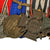 Original German WWI & WWII Era Large Medal Bar with 1914 EKII, Ludwig Cross, KvKII with Swords & Flanders Cross - 9 Awards Original Items