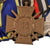 Original German WWI - WWII Medal Bar with Brunswick Merit Cross, City of Hamburg Hanseatic Cross, Hindenburg Cross & 25 Year Civil Service Medal - 5 Awards Original Items