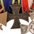 Original German WWI - WWII Medal Bar with Brunswick Merit Cross, City of Hamburg Hanseatic Cross, Hindenburg Cross & 25 Year Civil Service Medal - 5 Awards Original Items