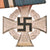 Original German WWI - WWII Medal Bar with Merit Cross for War Aid, Hindenburg Cross & 25 Year Civil Service Medal - 3 Awards
