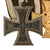Original German WWI Medal Bar with Iron Cross 2nd Class, Grand Duchy of Mecklenburg-Schwerin 1914 Military Merit Cross, and Hindenburg Cross Original Items