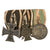 Original Imperial German WWI Era Medal Bar with EKII, Austro-Hungarian WWI Pro Deo et Patria Military Medal, and Hindenburg Cross Original Items