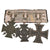 Original Imperial German WWI Era Medal Bar with 1914 EKII, Friedrich-August Cross, & Hindenburg Cross with Swords - 3 Awards