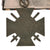 Original Imperial German WWI Era Medal Bar with 1914 EKII, Friedrich-August Cross, & Hindenburg Cross with Swords - 3 Awards