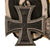 Original Imperial German WWI Era Medal Bar with EKII, Kingdom of Saxony Friedrich August Medal, and Hindenburg Cross Original Items