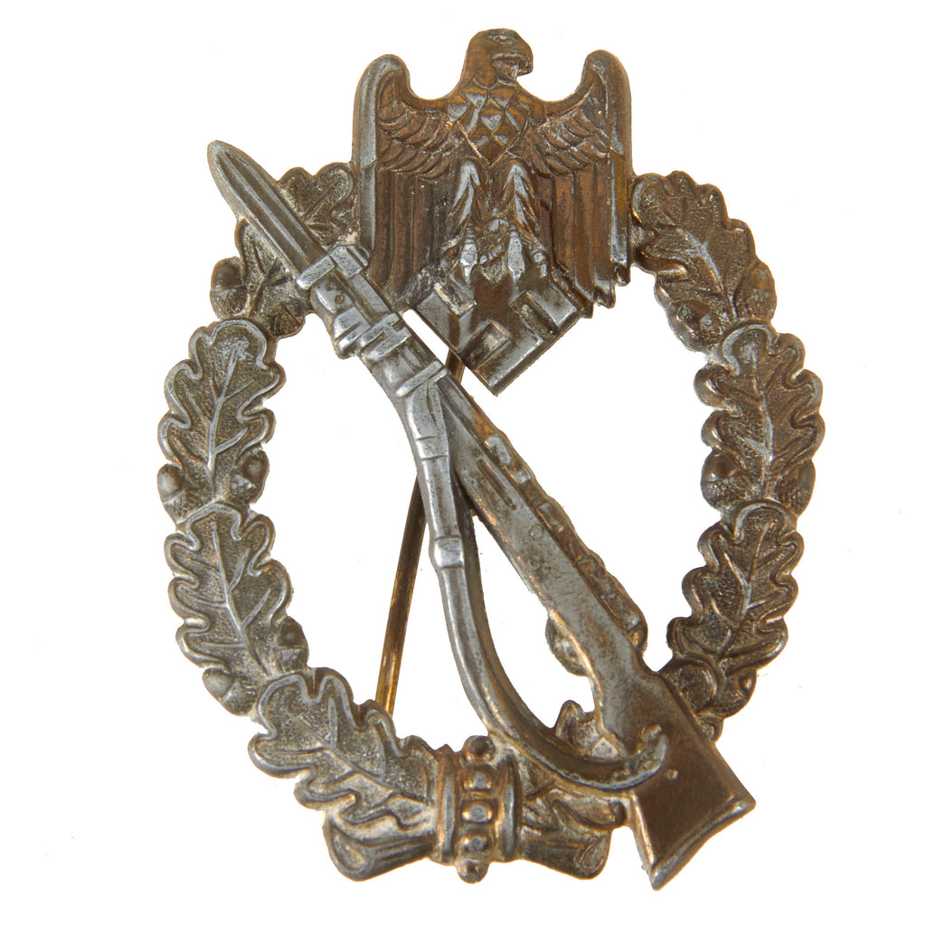 Original German WWII Bronze Grade Infantry Assault Badge Original Items
