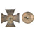 Original Imperial German WWI Prussian Vaulted Iron Cross First Class 1914 with Bras Screw Back - EKI Original Items