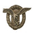 Original German WWII Early Tombak Luftwaffe Pilot's Badge Period Modified with Backing Plate - Flugzeugführerabzeichen Original Items