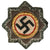 Original German WWII Heer Army Gold 1941 German Cross Award Embroidered Cloth Badge in Field Gray Original Items