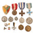 Original Italian WWII Medal & Insignia Lot with Buttons - 15 Items Total