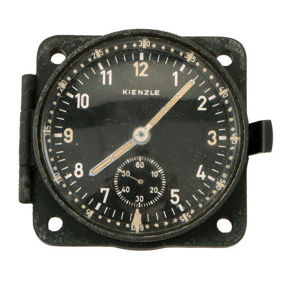 Original German WWII Luftwaffe BoUK2 Eight-Day Clock for Heinkel HE 111 by Kienzle - Fl. 23886-1 - Non-Functional Original Items