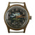 Original German WWII Wehrmacht D-H Wrist Watch by Silvana with Soviet Airplane Hand-Painted on Face - Functional - Missing Strap Original Items