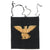Original Italian WWII Fascist Trumpet Banner with Gold Bullion Embroidered Eagle Original Items