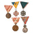 Original Austro-Hungarian WWI & WWII Era Medal Lot - Five Medals Total Original Items