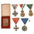 Original Hungarian WWII Era Medal Lot - 6 Items Total