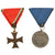 Original Hungarian WWII Era Medal Lot - 6 Items Total
