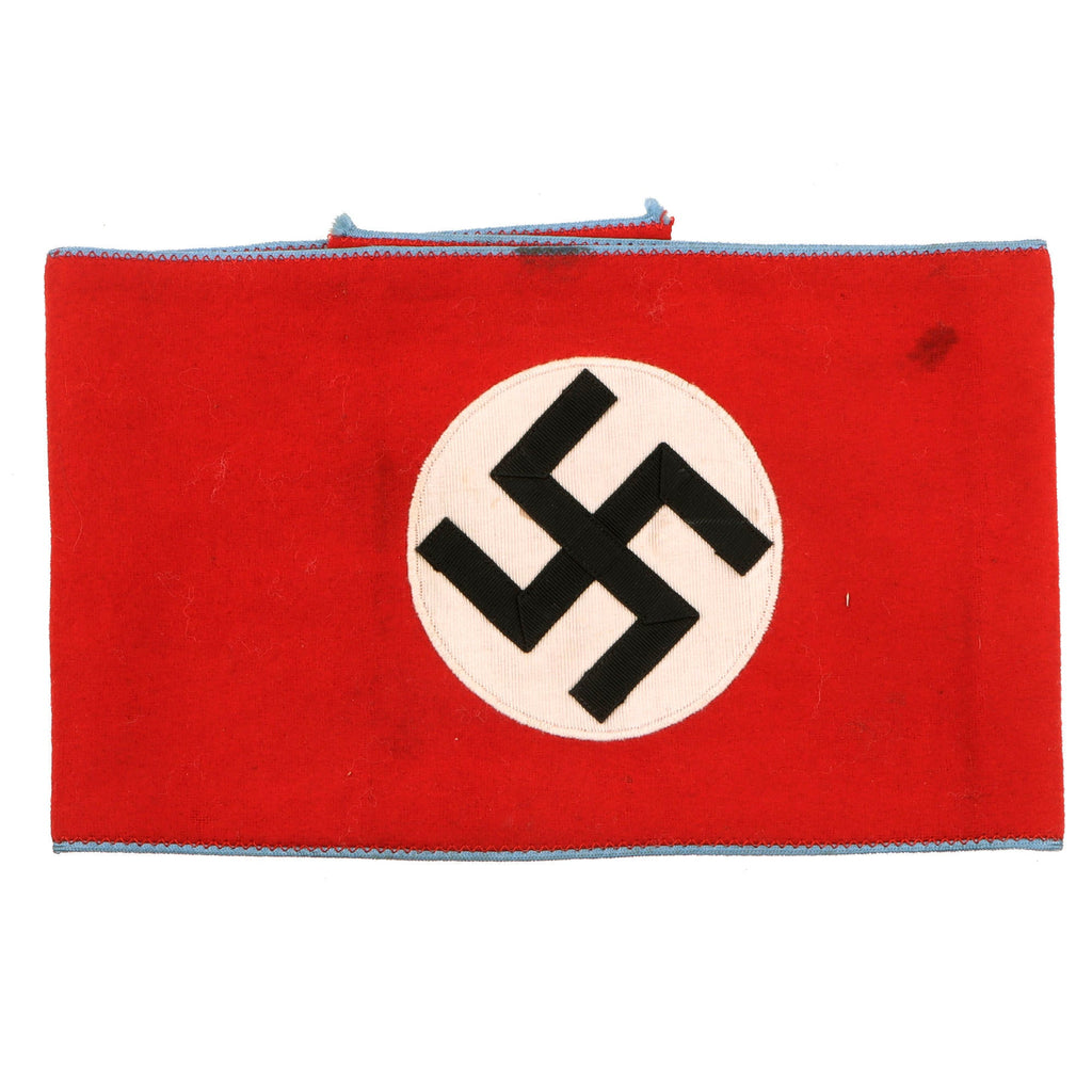 Original German WWII NSDAP Ortsgruppe Politisches Leiter Anwärter Armband - Local Political Group Leader Candidate Original Items